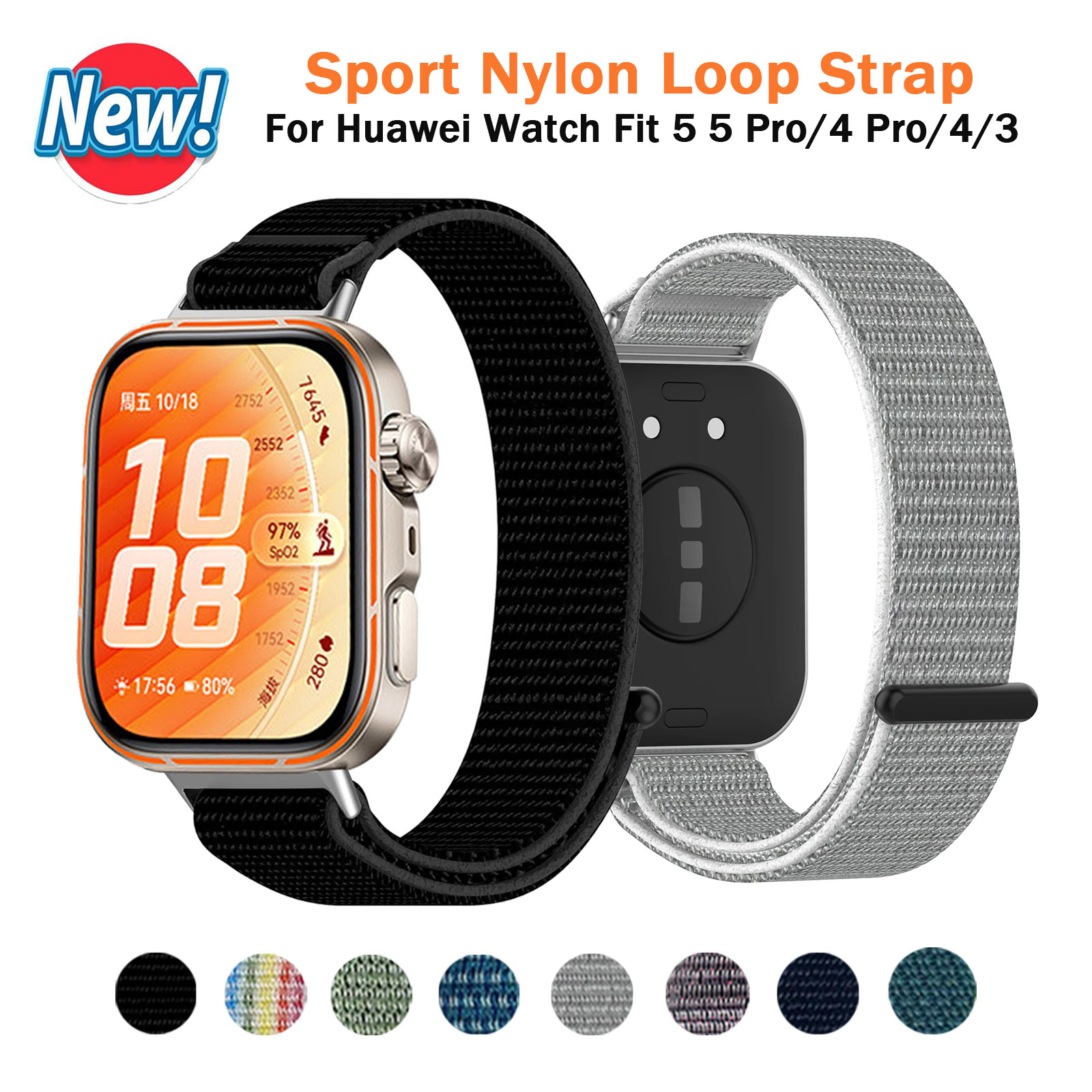Sport Loop Strap - Нейлоновый ремешок для смарт-часов Huawei Watch