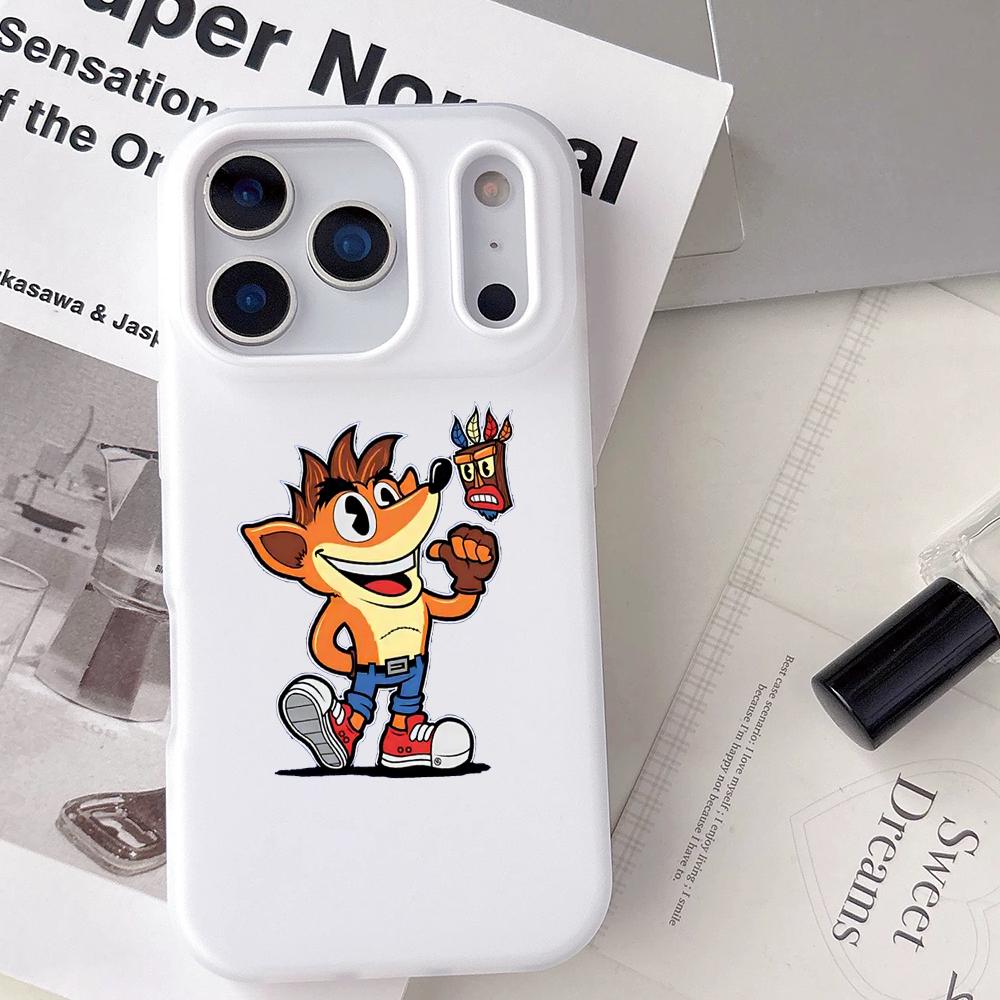 Apple Iphone 15 - Прозрачный противоударный мягкий чехол C-Crash B-Bandicoot