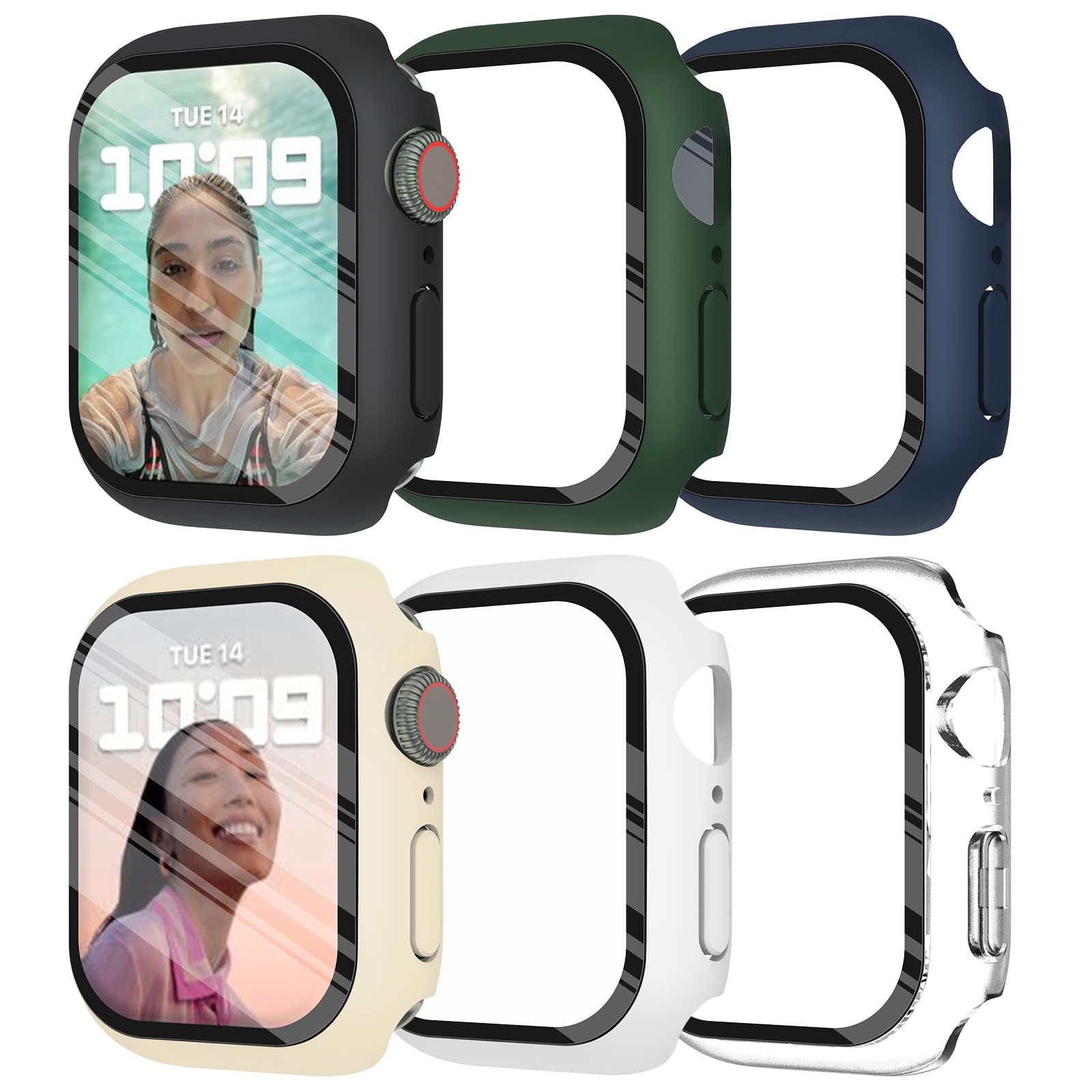Apple Smartwatch Accessories - Закаленное стекло + чехол для Apple