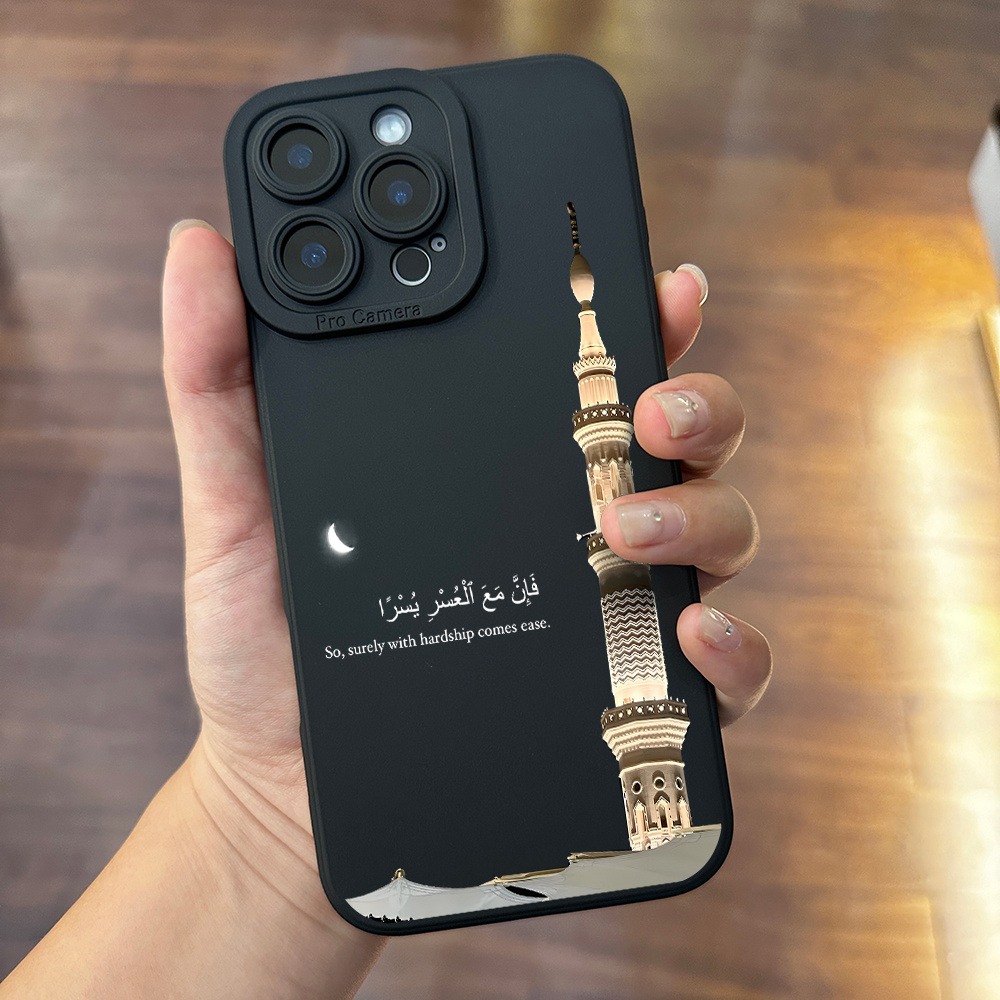 Apple Iphone 15 - Черный чехол для телефона с изображением