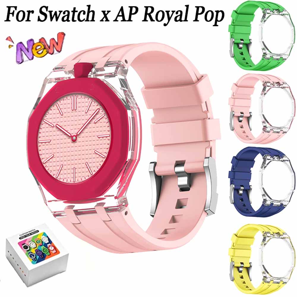 Smartwatch X - Роскошный высокопрозрачный чехол + ремешок из