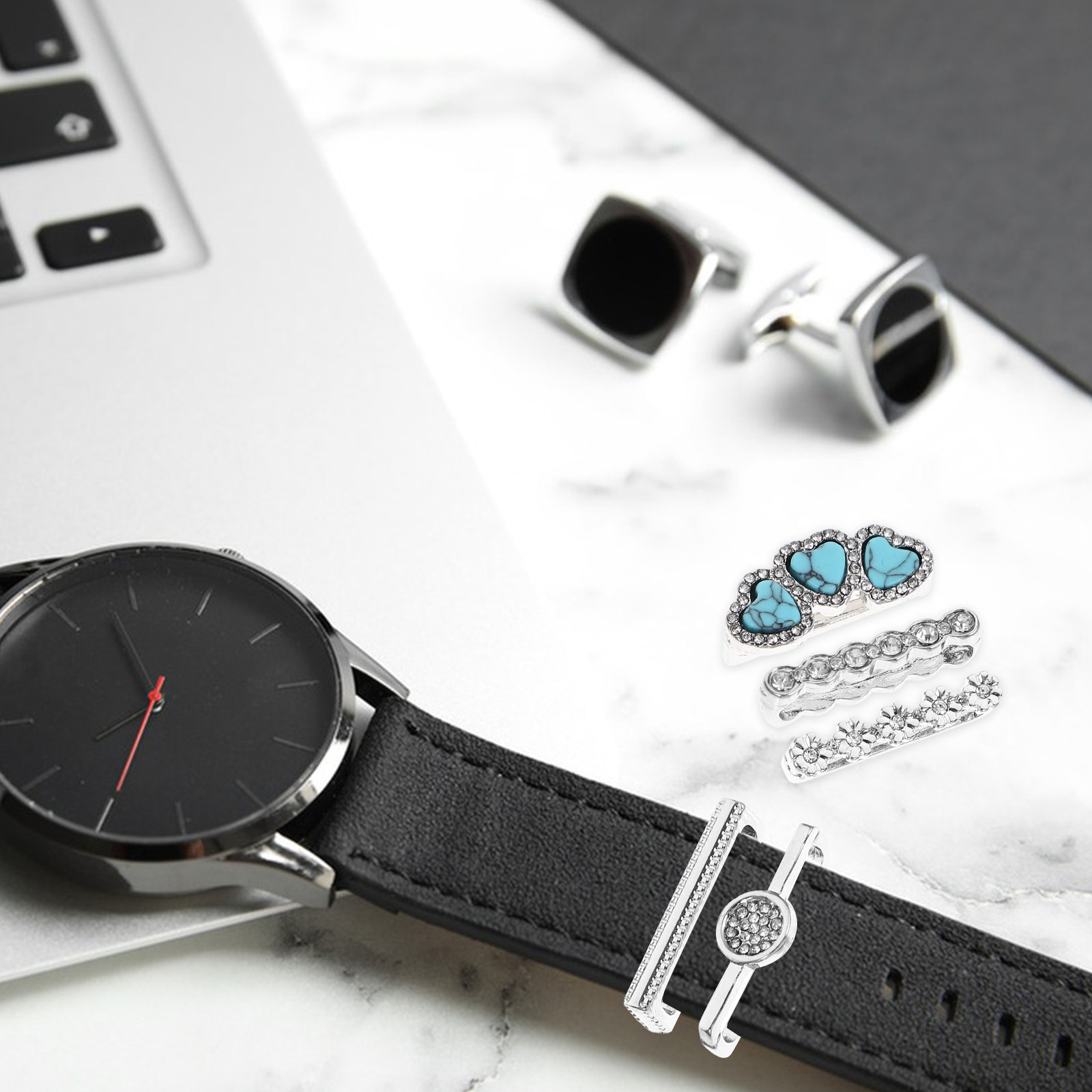 5 шт. премиальных декоративных – обзор и цена Smartwatch Straps & Accessories