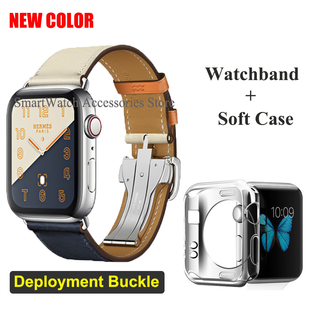 Ремешок кожаный с пряжкой для  – обзор и цена Smartwatch Accessories Shop