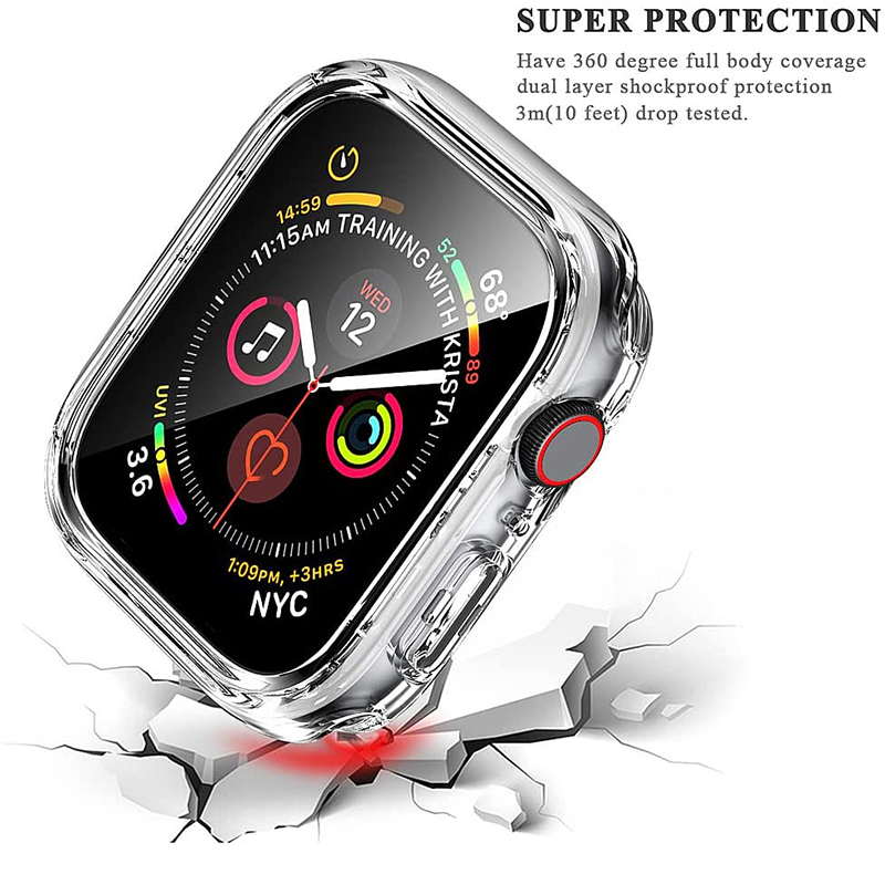 Закаленное стекло + чехол для  – обзор и цена Apple Smartwatch Accessories