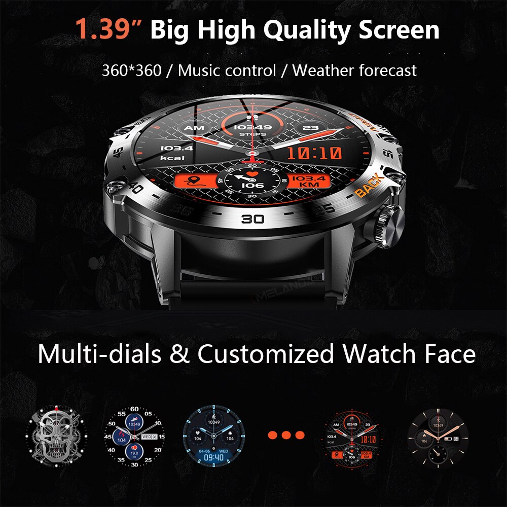 Мужские умные часы MEVADEN Ste – обзор и цена Smartwatch Faces