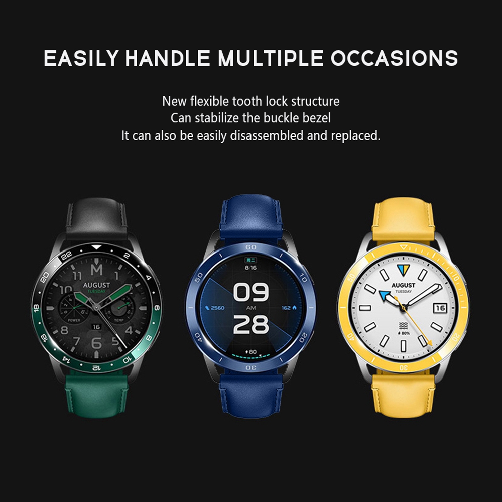 Металлический безель для умных – обзор и цена Xiaomi Smartwatch S3 Accessories