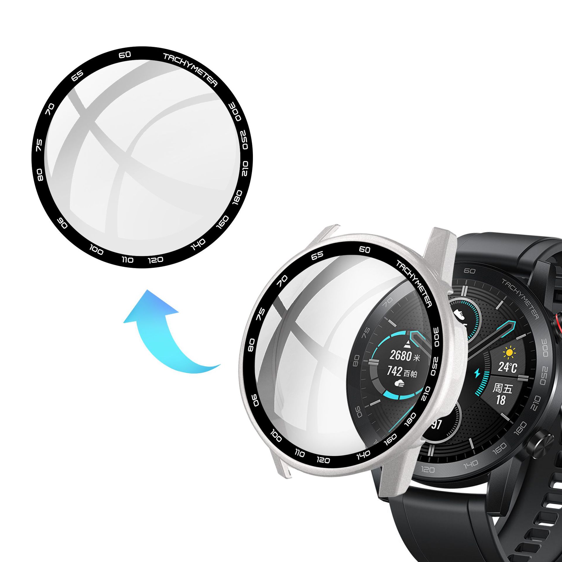Защитный чехол из стекла с тве – обзор и цена Motorola Smartwatch Accessories
