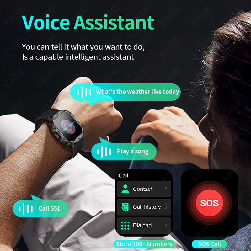 LIGE уличные умные часы для му – обзор и цена Smartwatch Faces