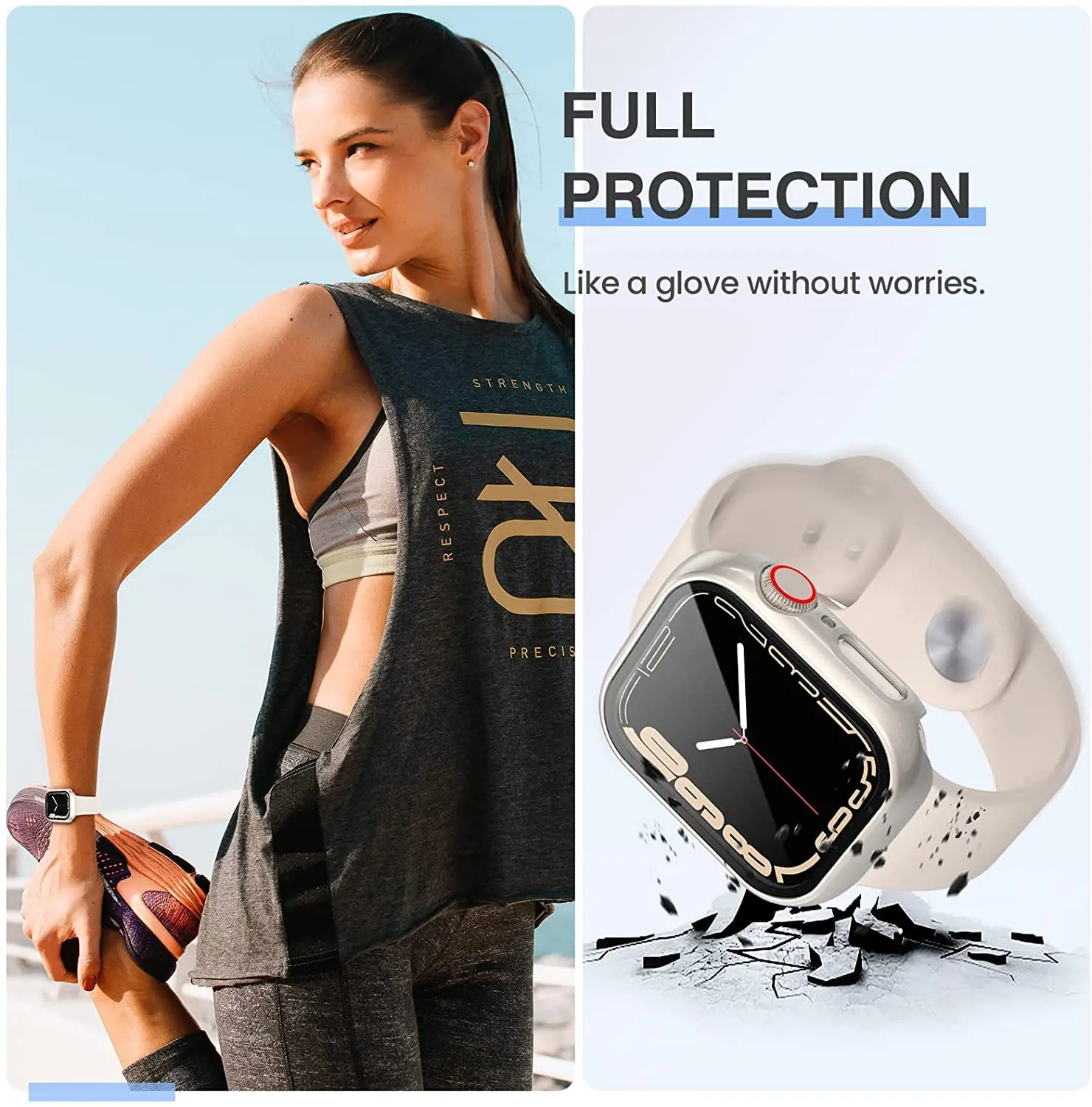 3 упаковки защитных чехла из з – обзор и цена Apple Smartwatch Accessories