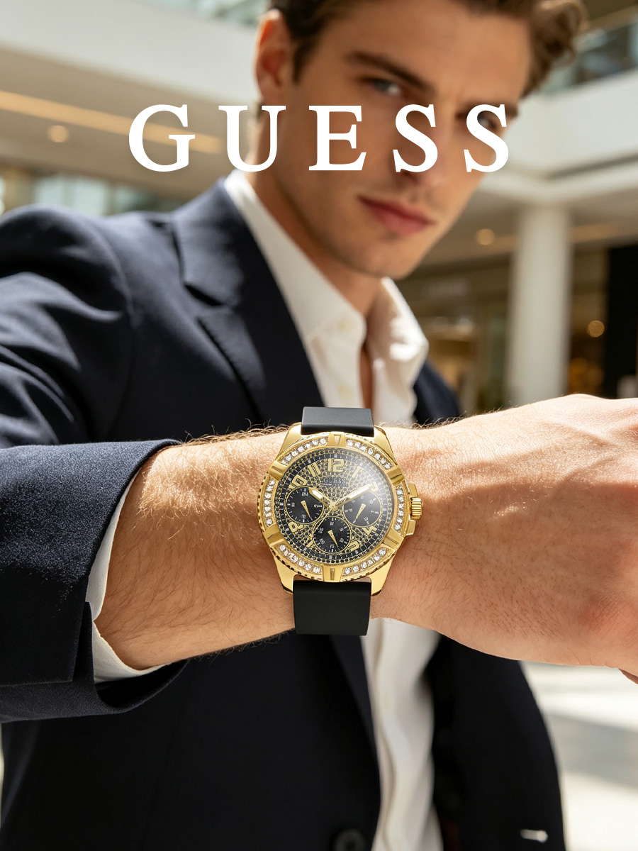 Мужские часы Guess с черным си – обзор и цена Smartwatch Guess