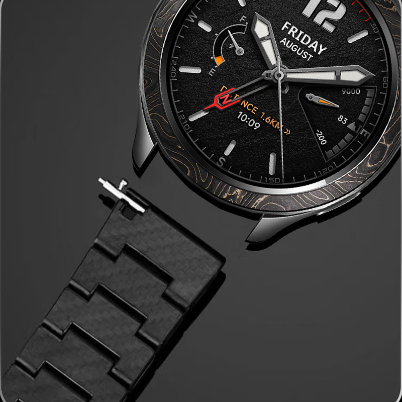 Ремешок из углеродного волокна – обзор и цена Xiaomi Smartwatch S3 Accessories